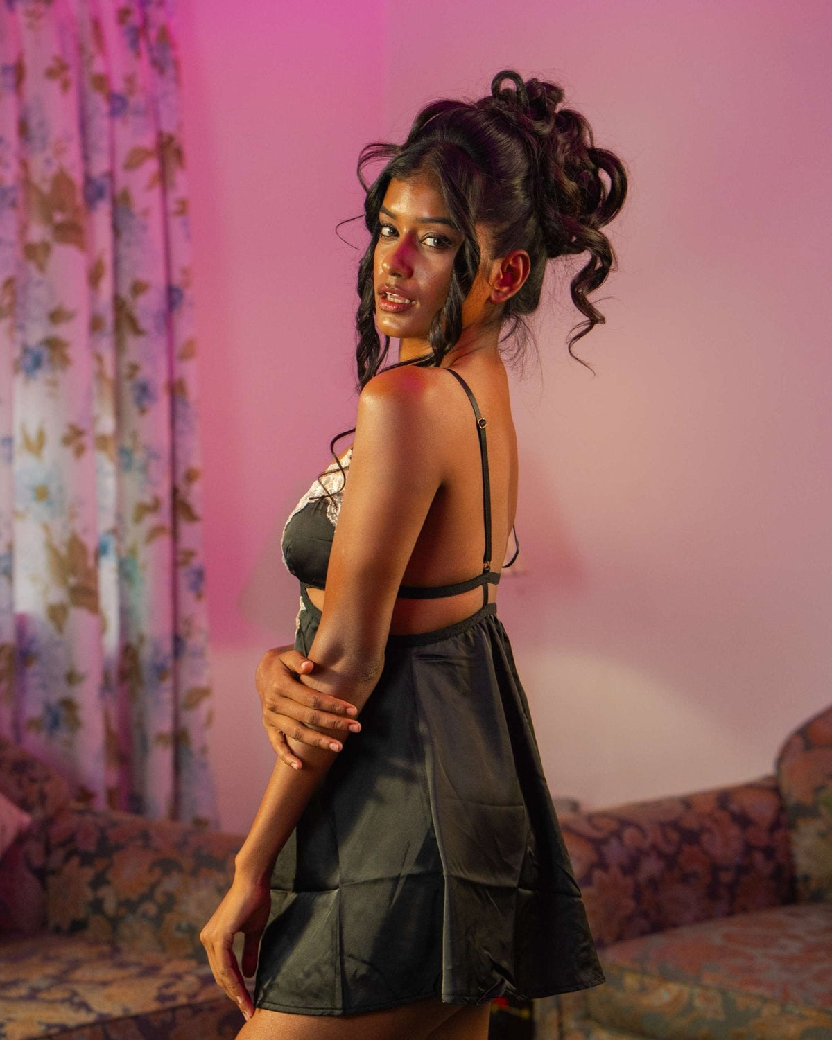 Turn Up the Heat Babydoll Lingerie Set - Sinderella