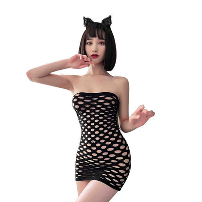 Elodie Short Body Stocking Lingerie - Sinderella