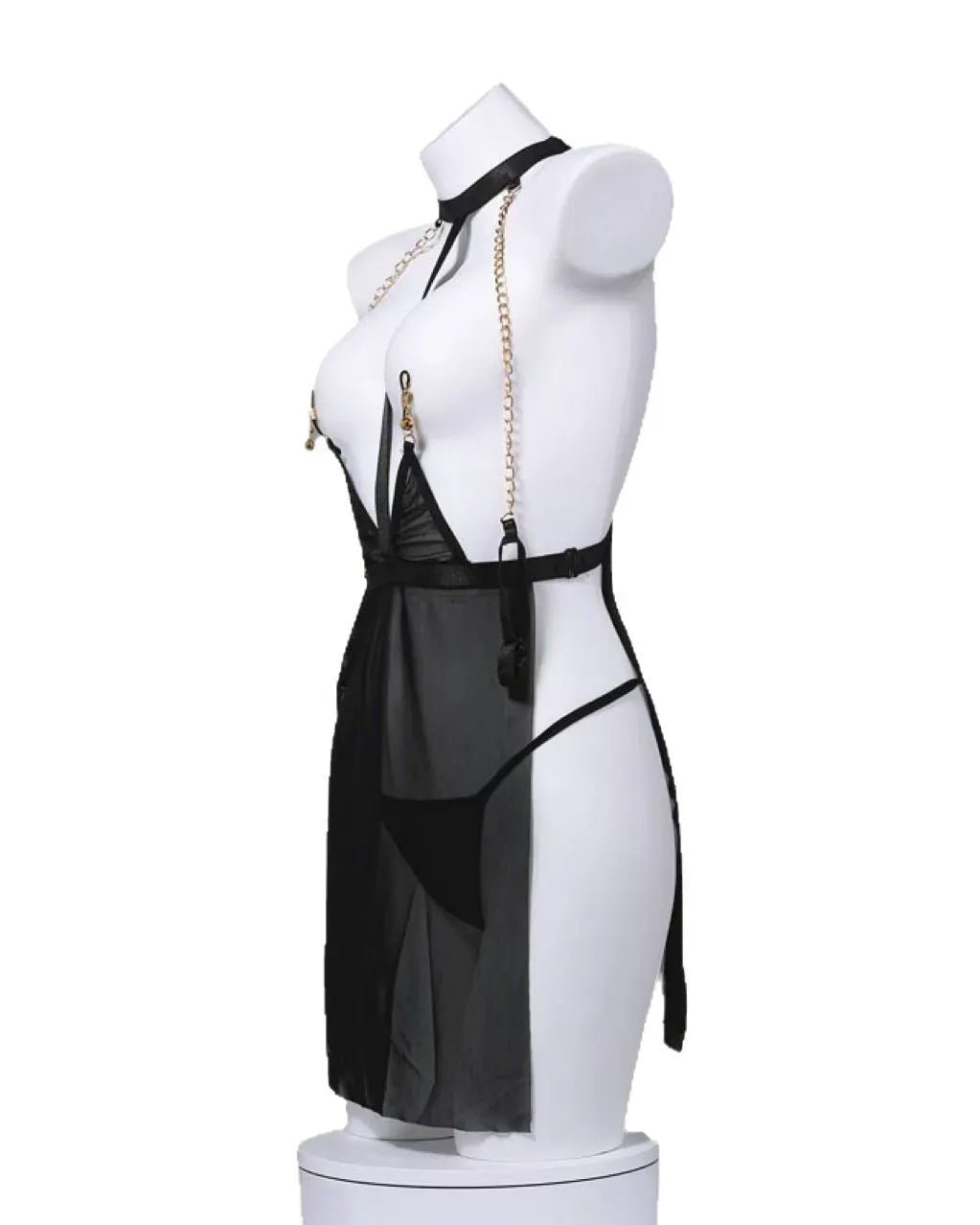 Ethereal Allure Sheer Robe Lingerie Set - Sinderella