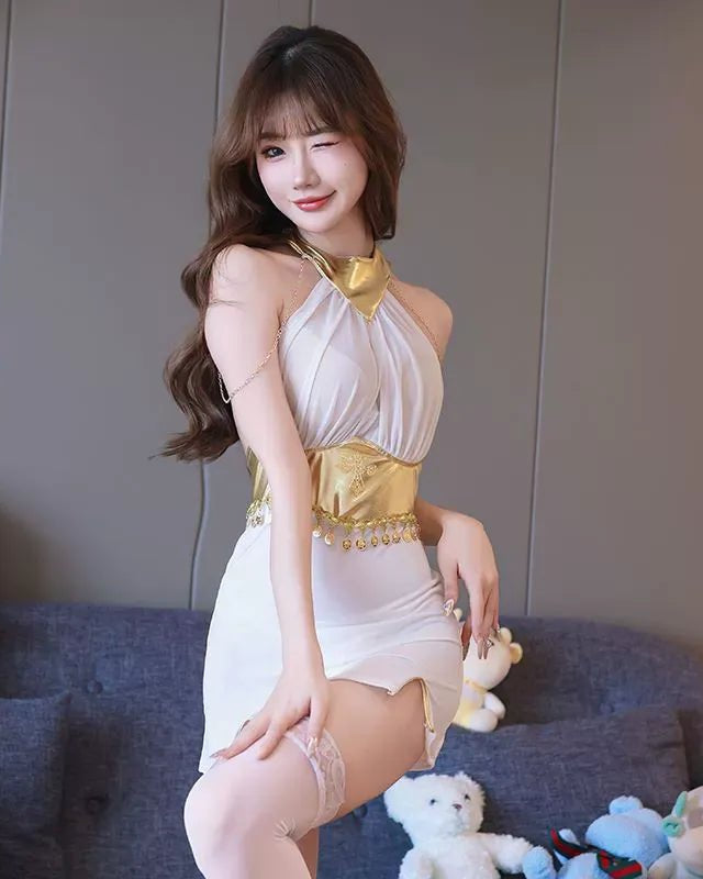 Golden Hour Goddess Roleplay Lingerie Set - Sinderella