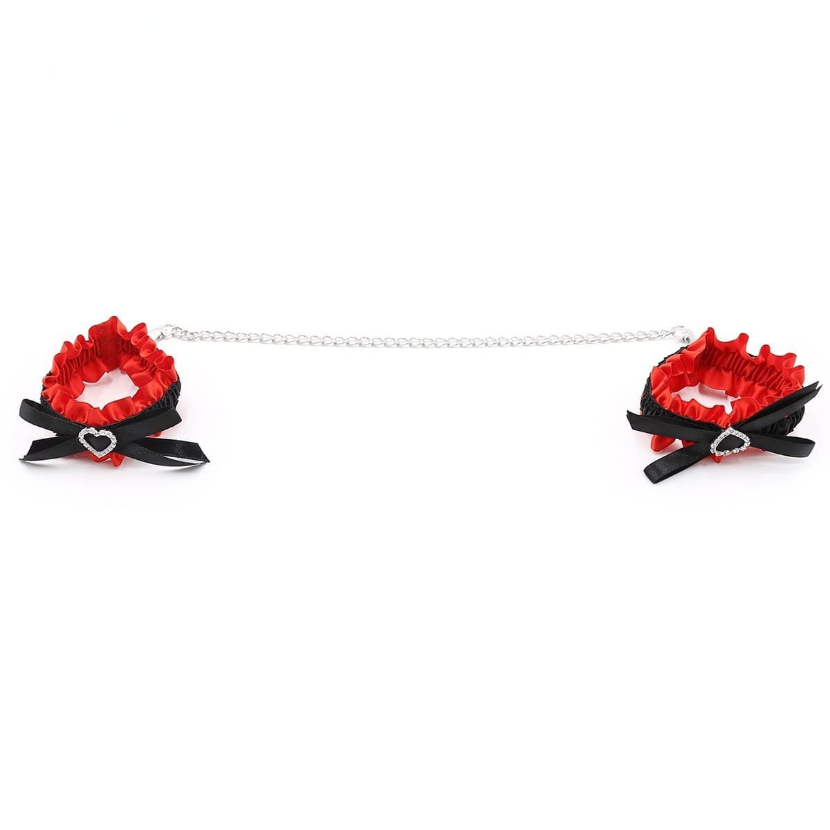 Heartbreaker in Silk Bondage - Inspired Choker & Handcuff Set - Sinderella