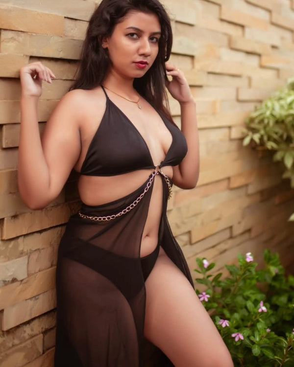 Hotter Than Ever Cutout Long Lingerie - Sinderella