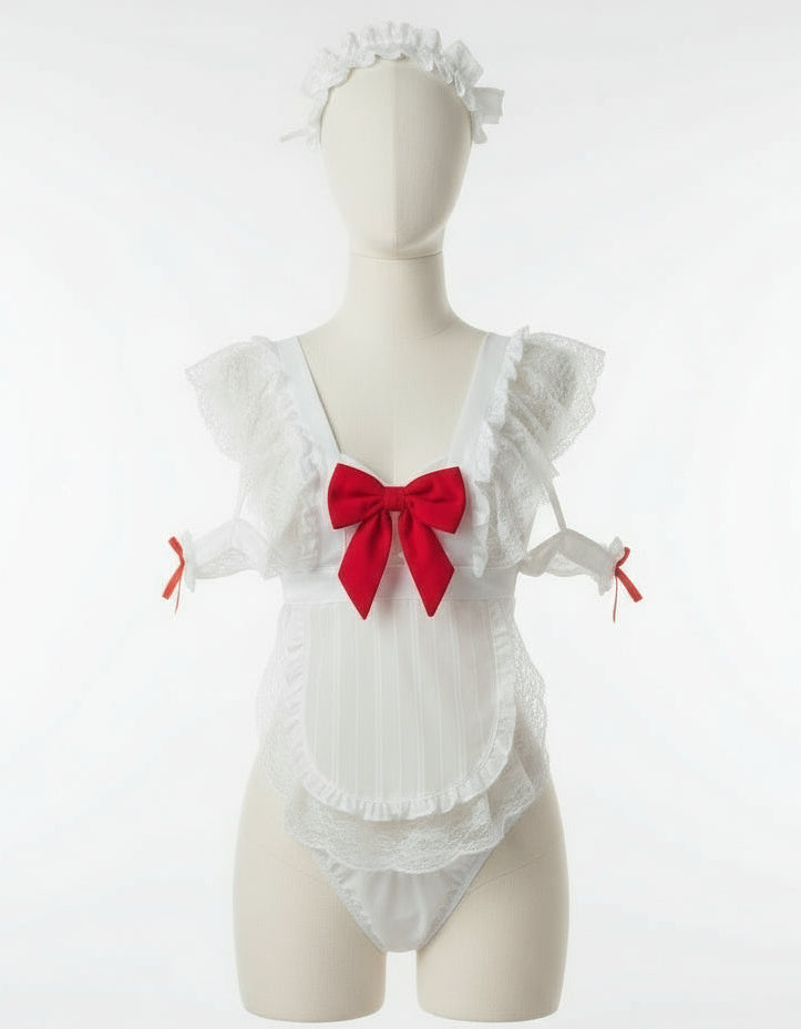 House of Lace French Maid Lingerie Set - Sinderella