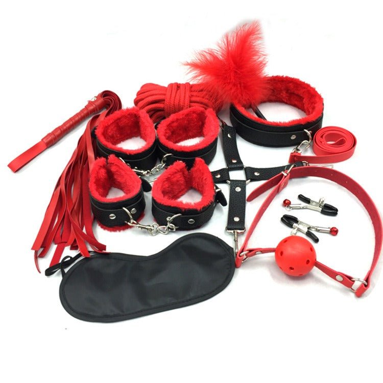 Intimate Control Red and Black 10 Piece Fantasy Set - Sinderella