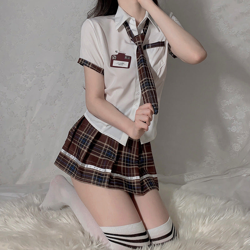 Plus Size School Girl Roleplay Lingerie Set