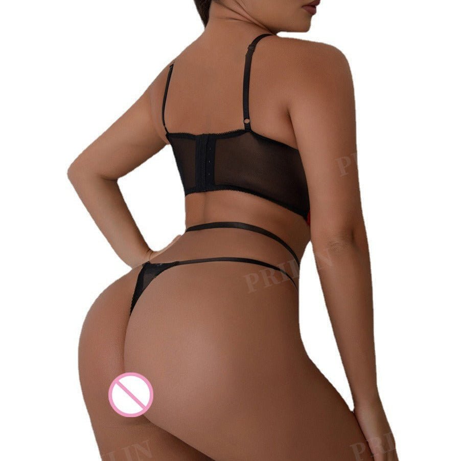 Lovebite Lace & Mesh Temptation Lingerie - Sinderella