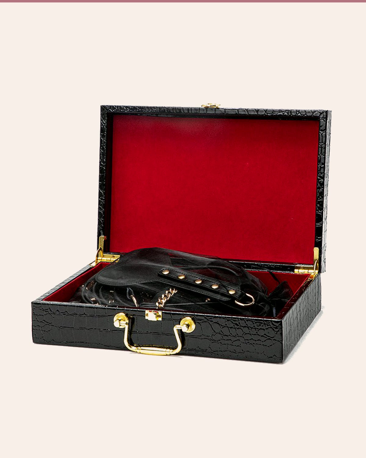 Set The Rules For Tonight – 7 Piece Set with Cuffs, Flogger & Paddle
