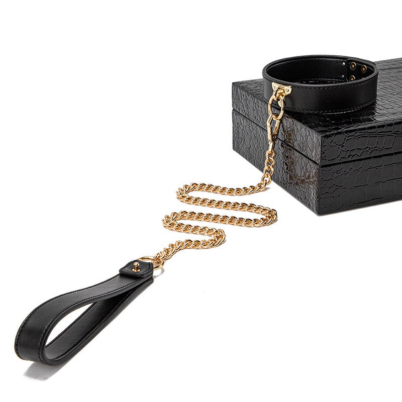 Luxury Black & Gold BDSM Fantasy Kit – 9 - Piece Set - Sinderella