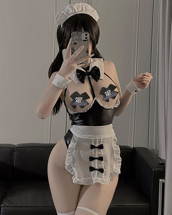 Lakeer — Adult Costume Set with Apron, Cuffs & Choker