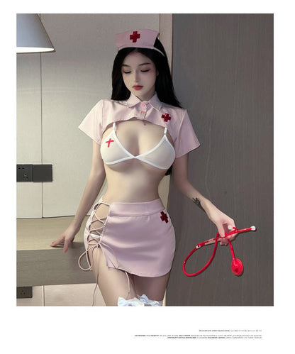 Milani Nurse Roleplay Lingerie Set - Sinderella