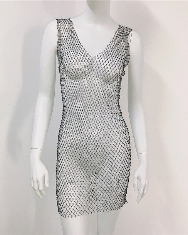 Naya Luxurious Embellished Bikini/ Lingerie Coverup - Sinderella