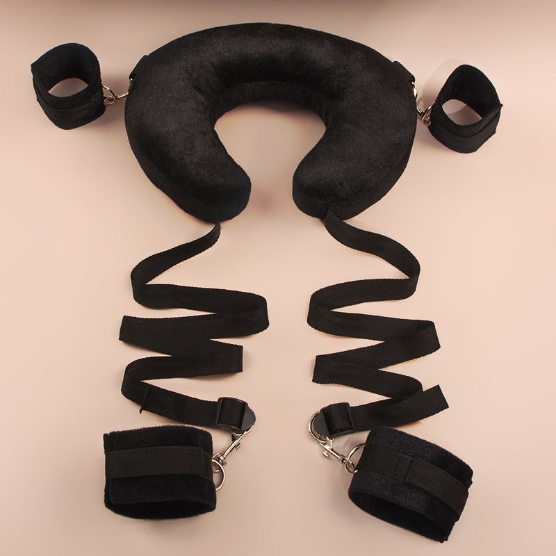 Plush Padded Neck and Wrist Restraint Set - Sinderella