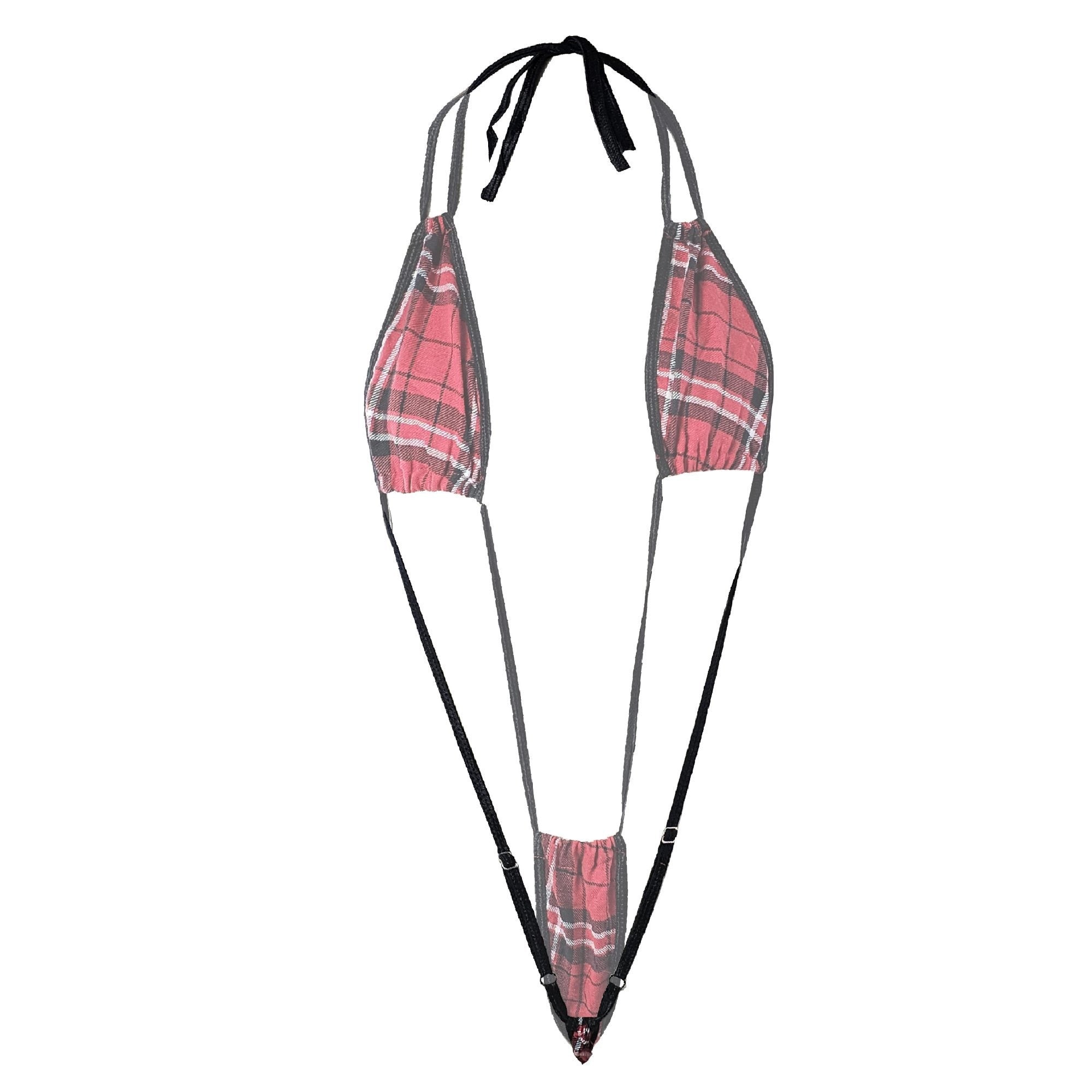 Private Lessons Only Plaid Teddy Lingerie - Sinderella