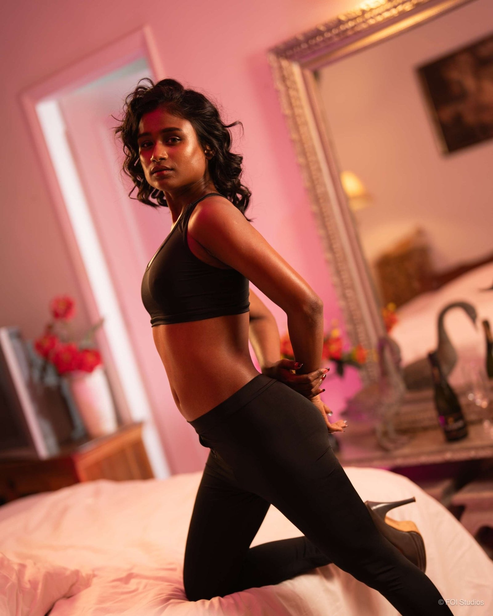 Be His Favourite Workout Distraction – 2 Piece Set with Top and Pants