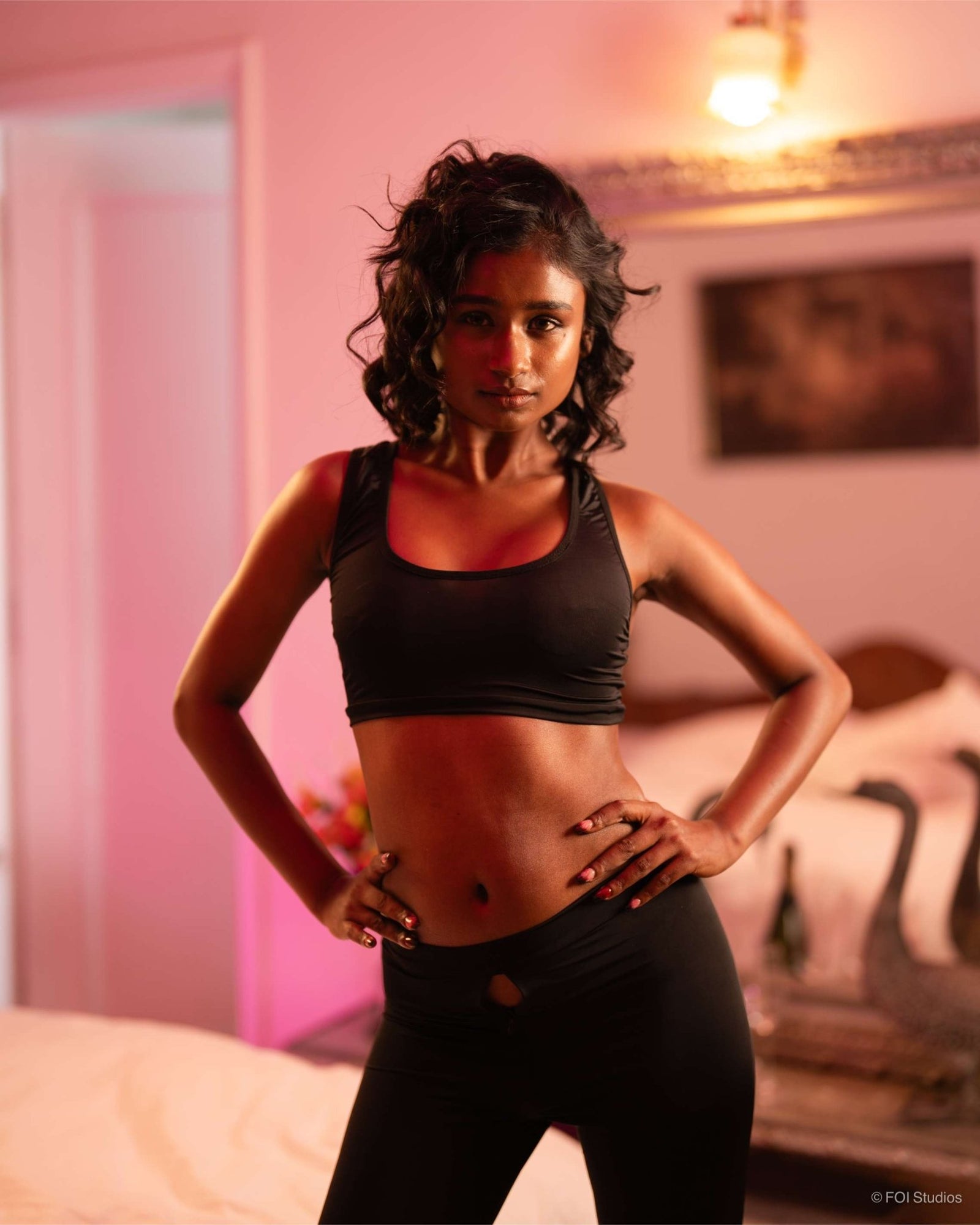 Be His Favourite Workout Distraction – 2 Piece Set with Top and Pants