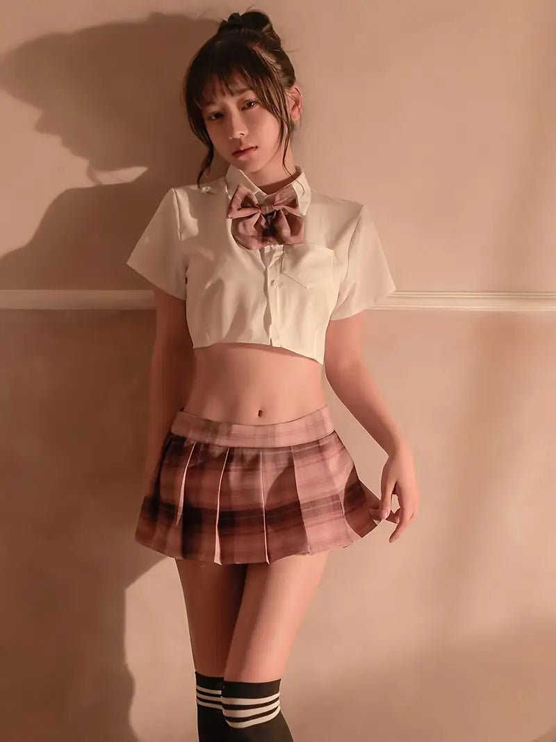 Schoolgirl Secrets Roleplay Lingerie set - Sinderella