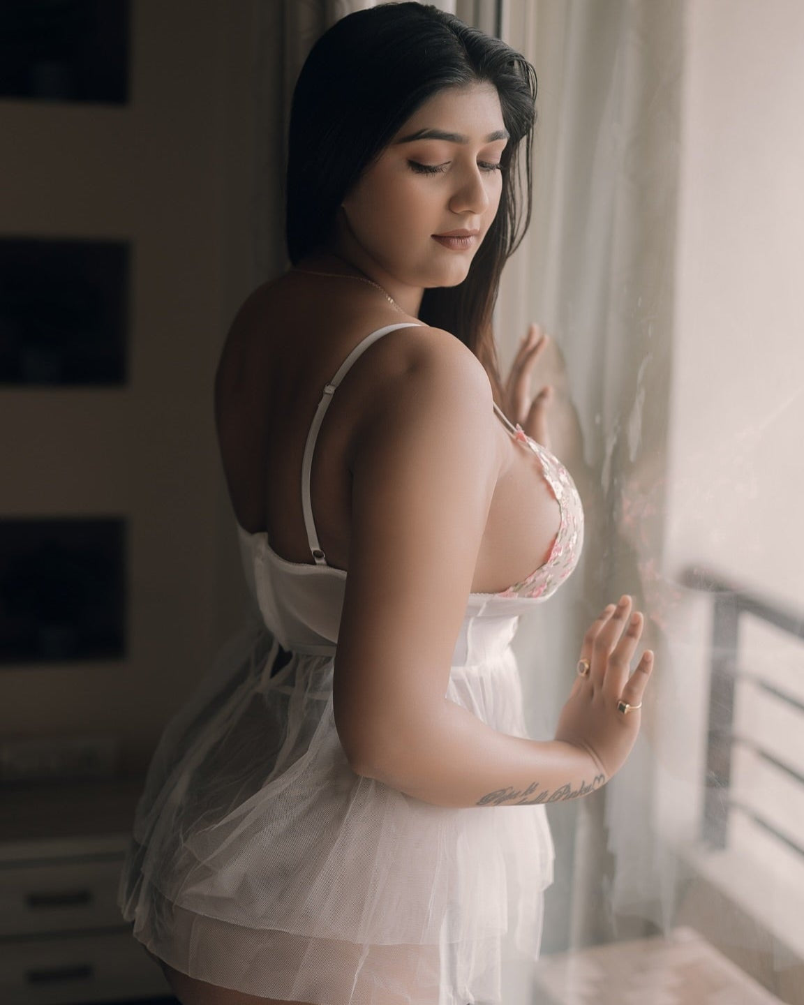 Secret Garden Lace Babydoll Lingerie - Sinderella