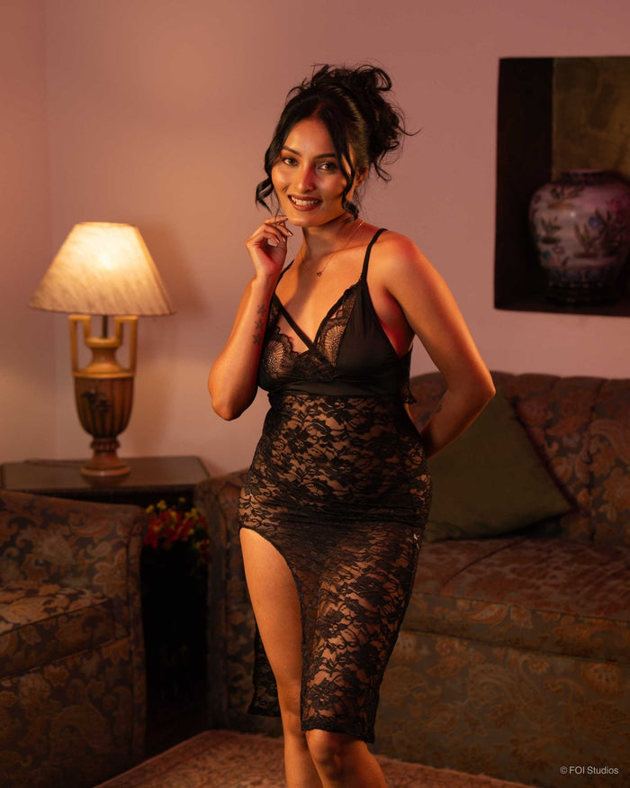 Play Angel Until After Dark – 2 Piece Set with Panty
