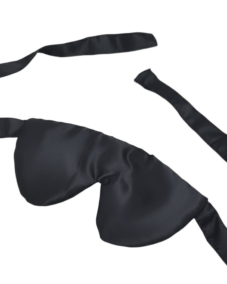 Shhh... It’s Secret Hour Satin Blindfold - Sinderella