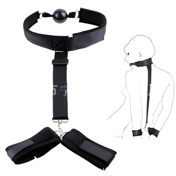 Silent Devotion Neck & Wrist Restraint - Sinderella