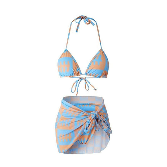 Two Piece Backless Bikini Style Swimwear By Sinderella - Sinderella