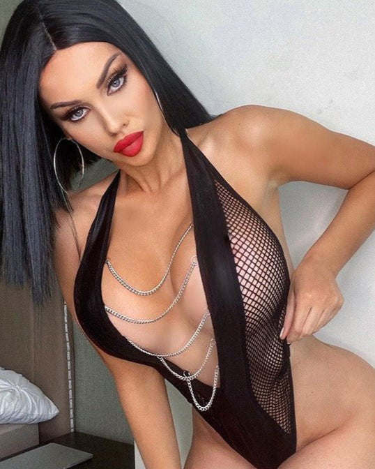 Wild Obsession Metallic Chain Lingerie - Sinderella