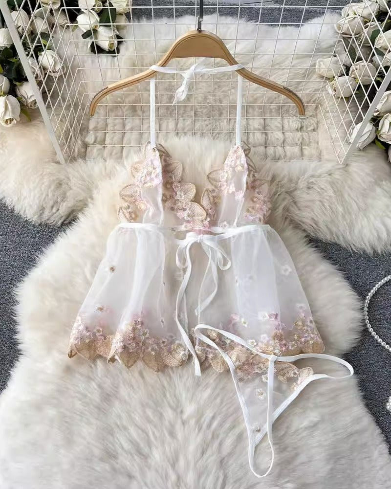 Cecelia Sexy Two Piece Sheer Lingerie - Sinderella