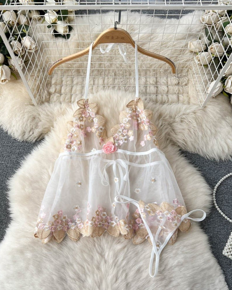 Cecelia Sexy Two Piece Sheer Lingerie - Sinderella