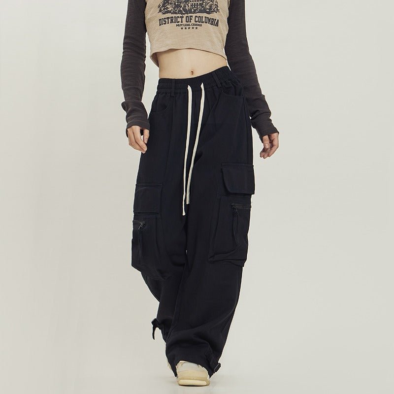 Ellen Low Waist Y2K Cargo Pants - Sinderella