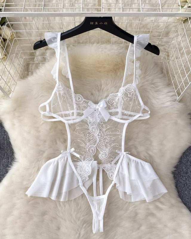 Juniper Lace Mesh Transparent Intimate Lingerie - Sinderella