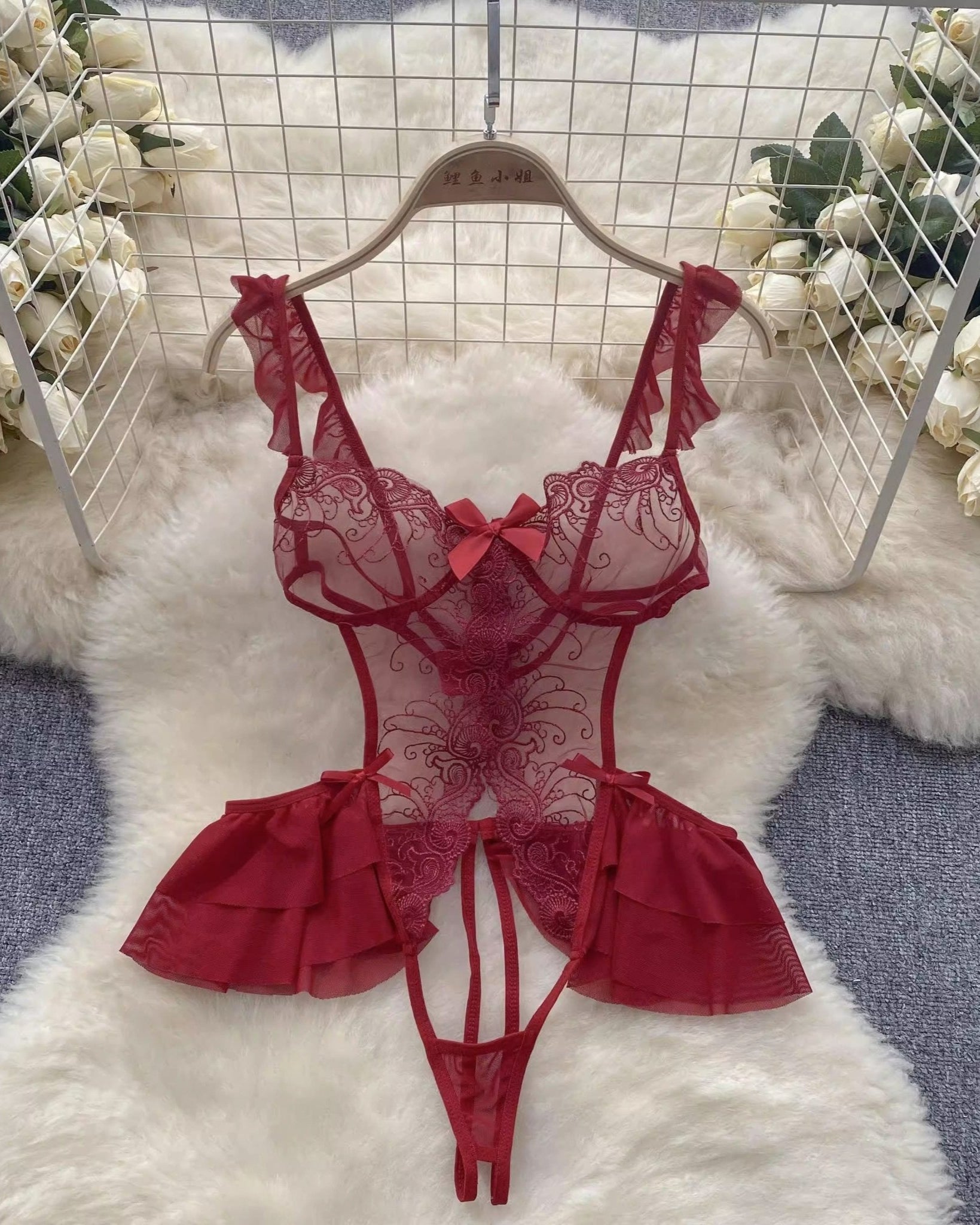 Juniper Lace Mesh Transparent Intimate Lingerie - Sinderella