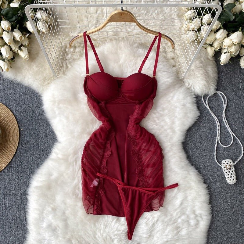 Kensley Sexy Two Piece Sheer Lingerie - Sinderella