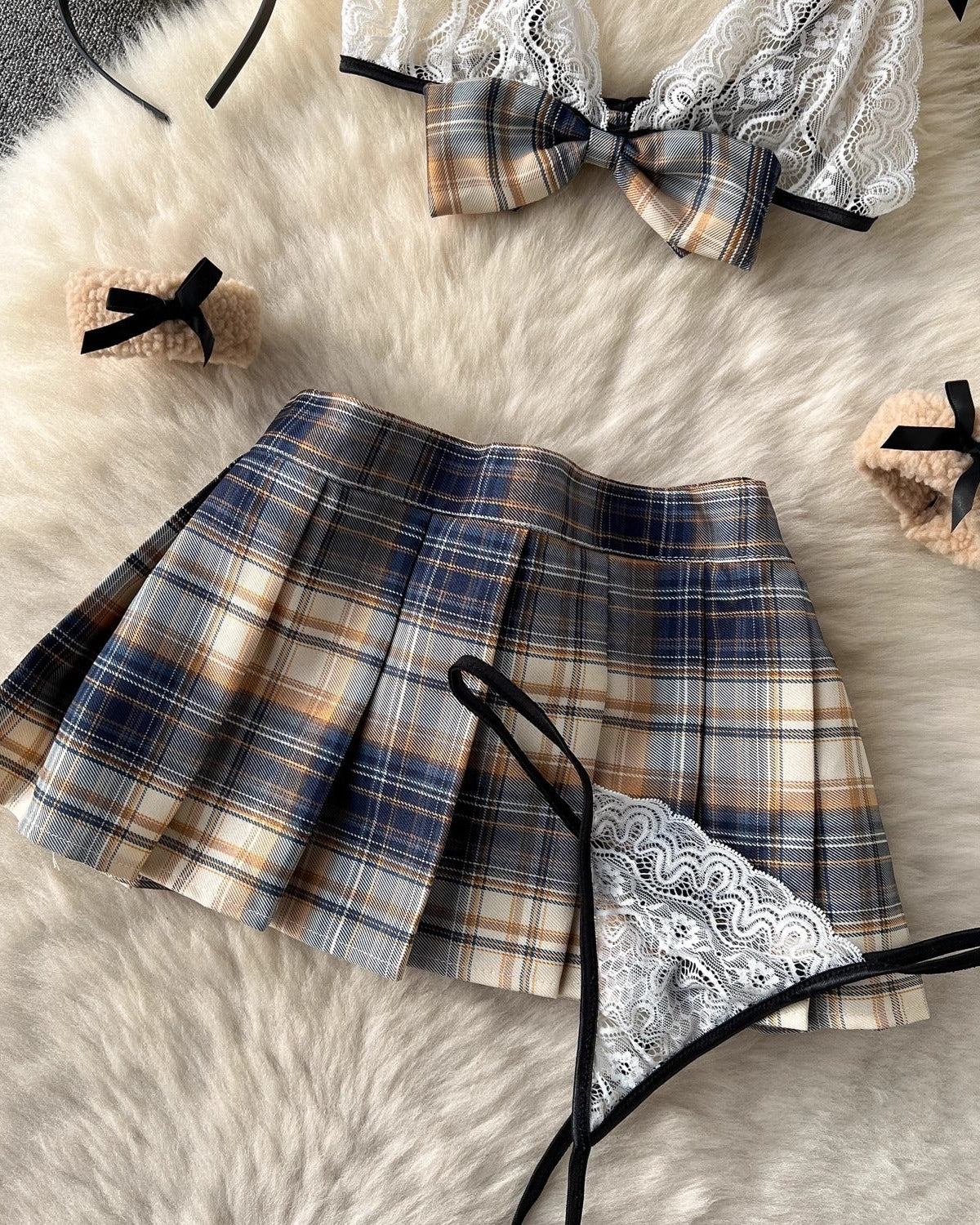 Lilith Four Piece Lingerie Set - Sinderella