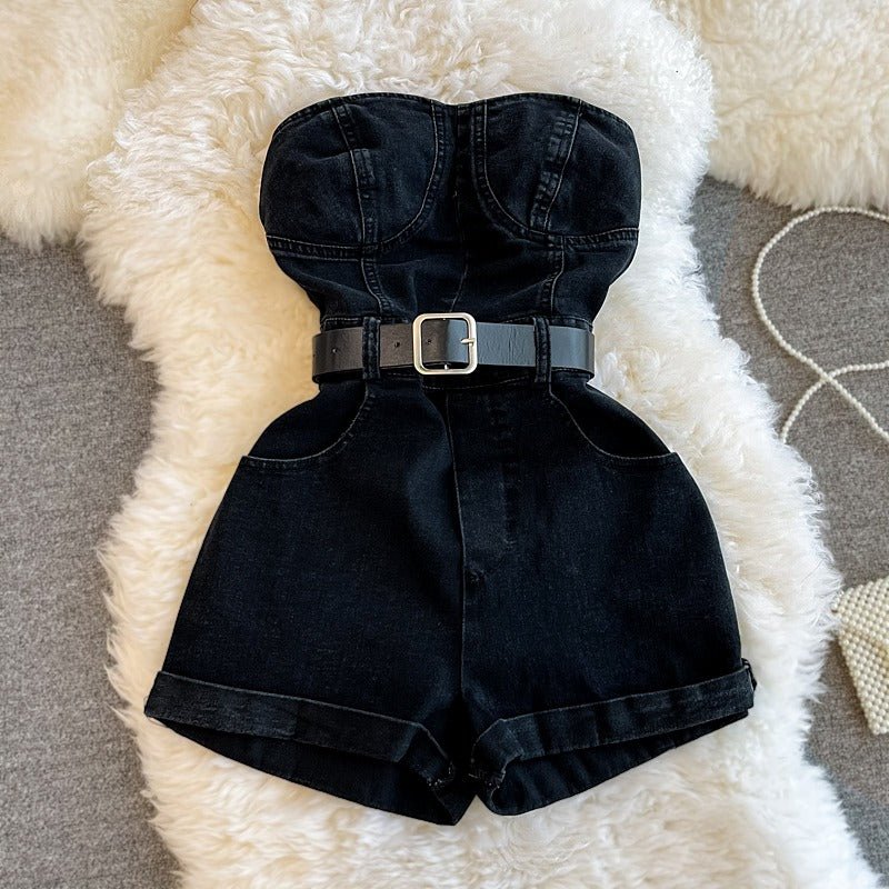 Lily Tube Denim Jumpsuit - Sinderella