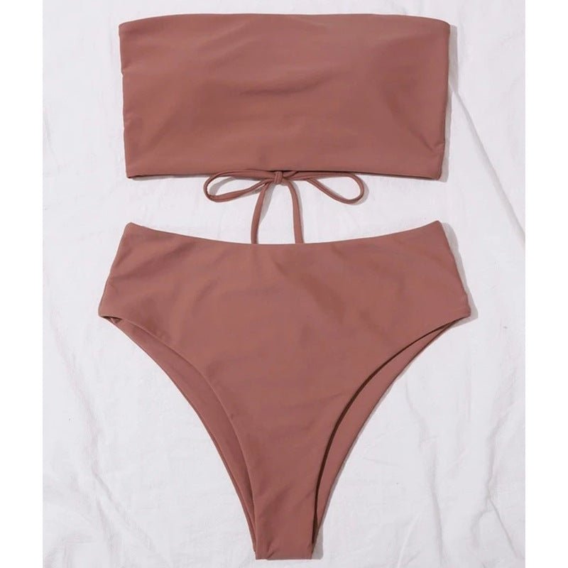 Lizzy Two Piece High Waist Bikini Set - Sinderella