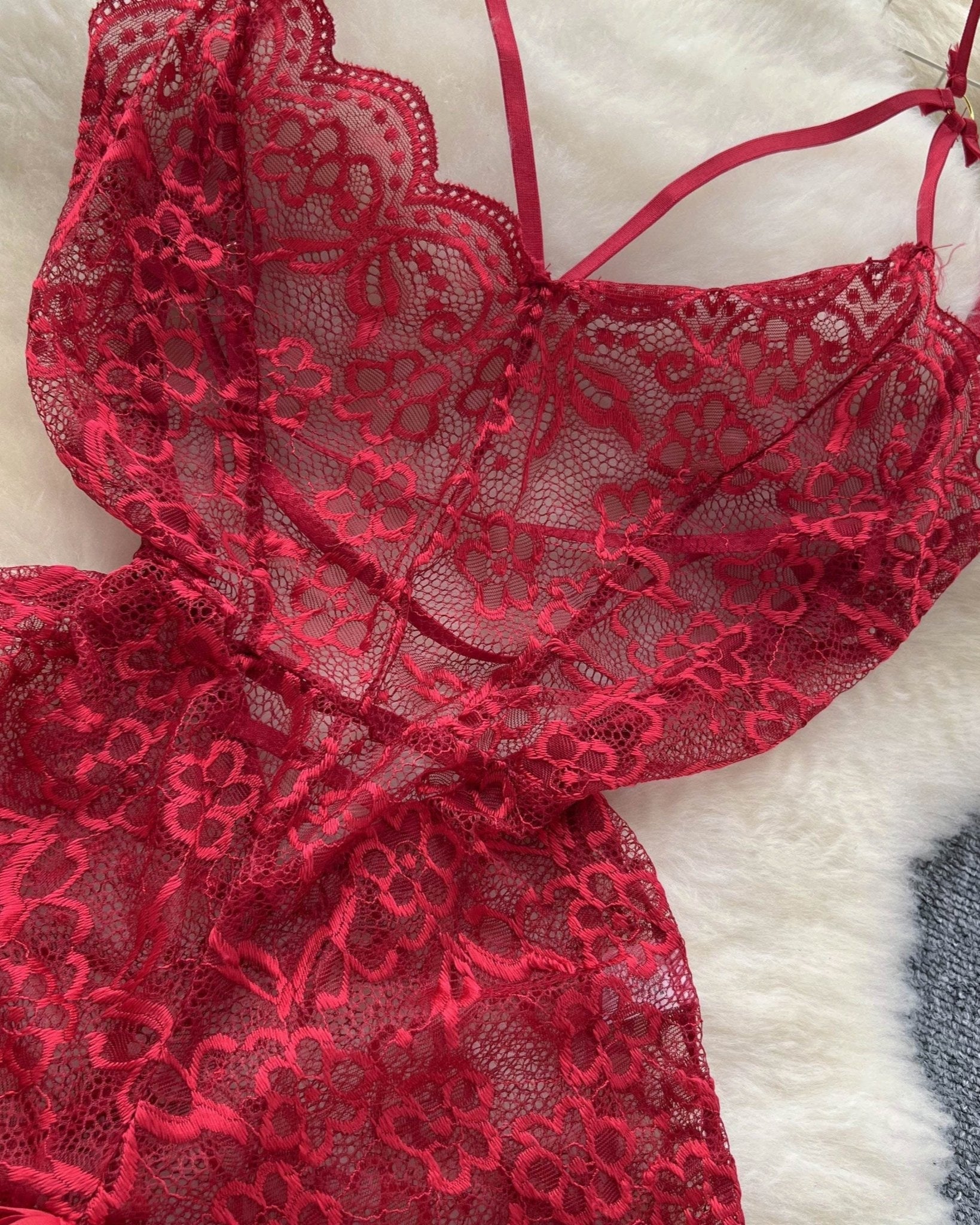 Mckenna Mesh Lace Sexy Lingerie - Sinderella