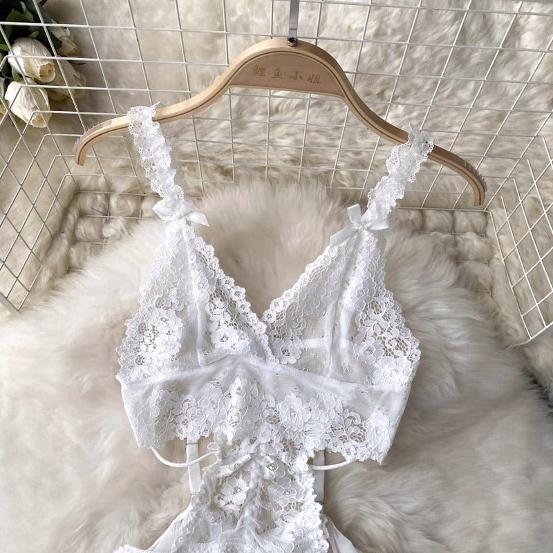 Morgen Lace Mesh Lingerie - Sinderella