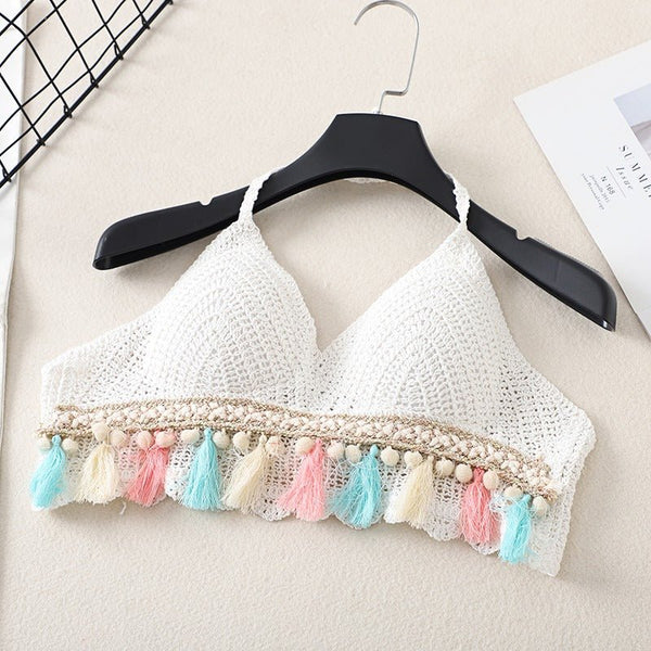 Olivia Beach Holiday Crochet Top - Sinderella