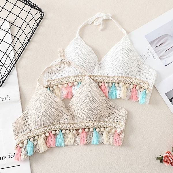 Olivia Beach Holiday Crochet Top - Sinderella