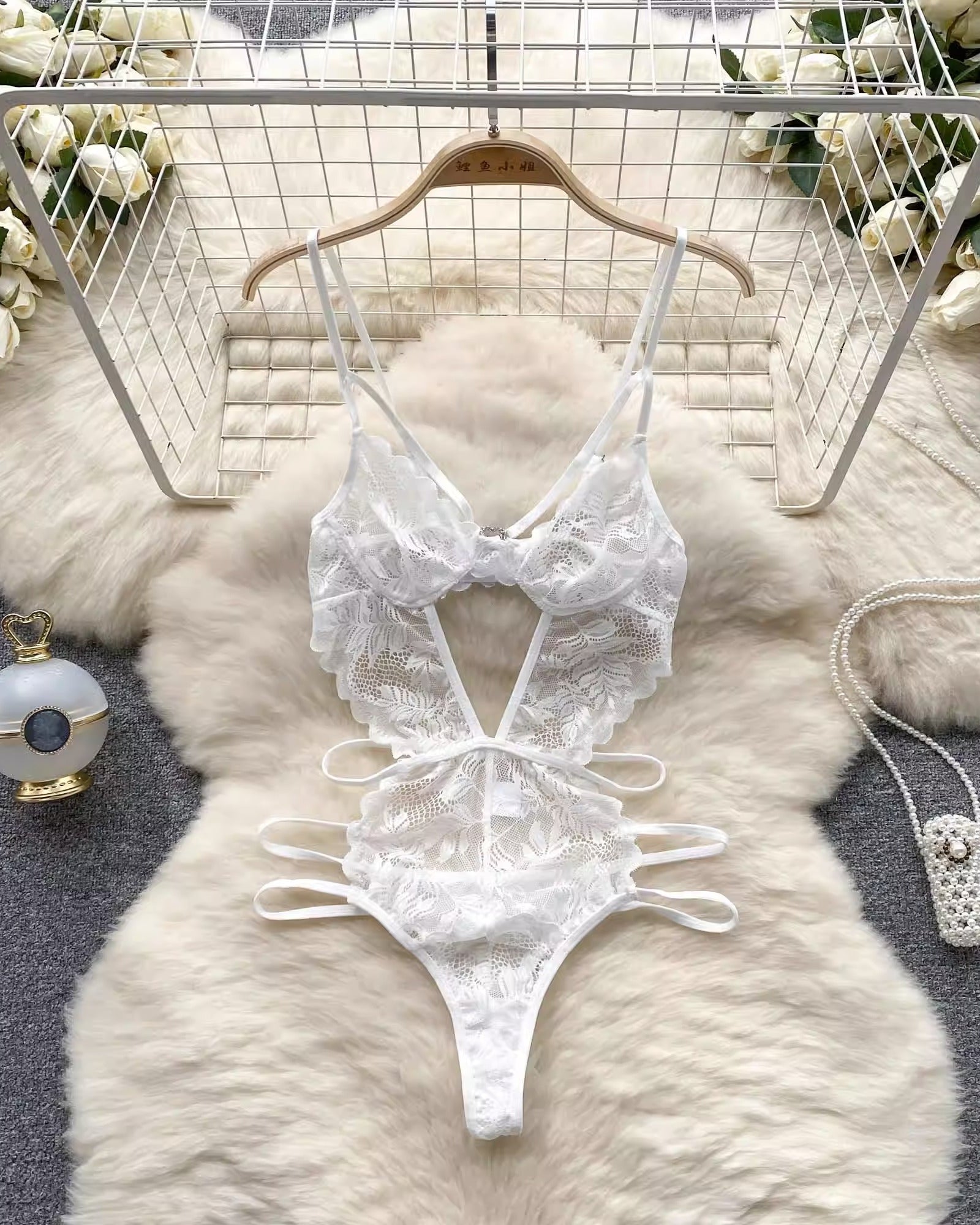 Palmer Mesh Lace Lingerie - Sinderella