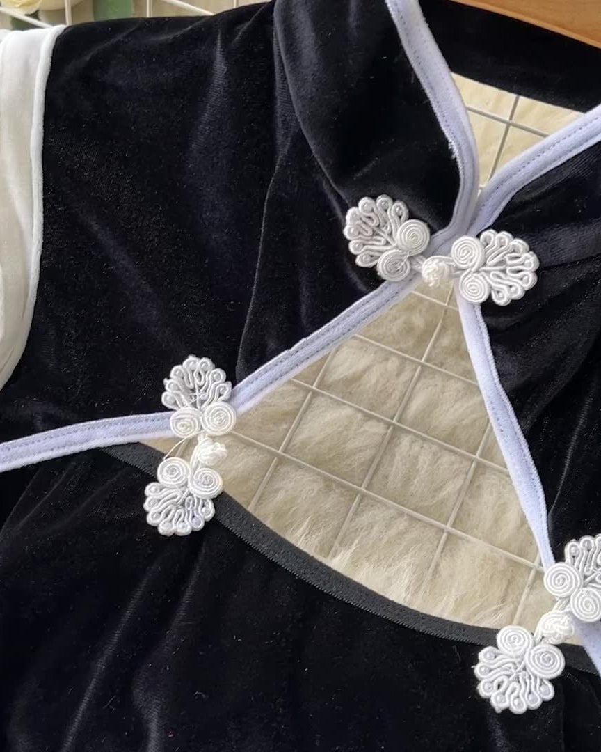 Pandora Velvet Mesh Lingerie Set - Sinderella