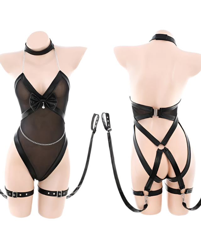 Reese Mesh Babydoll Lingerie - Sinderella