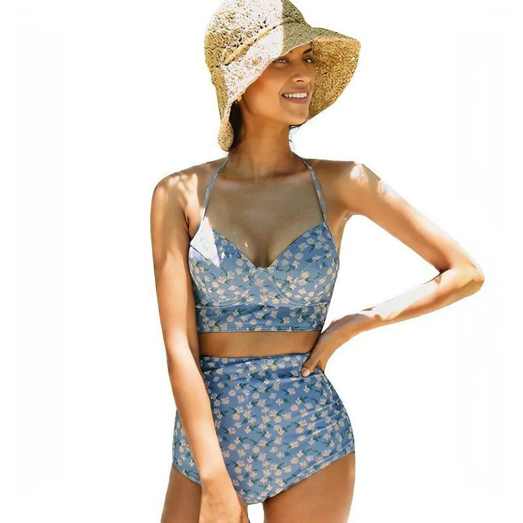 Samira Two Piece Floral Swimsuit - Sinderella