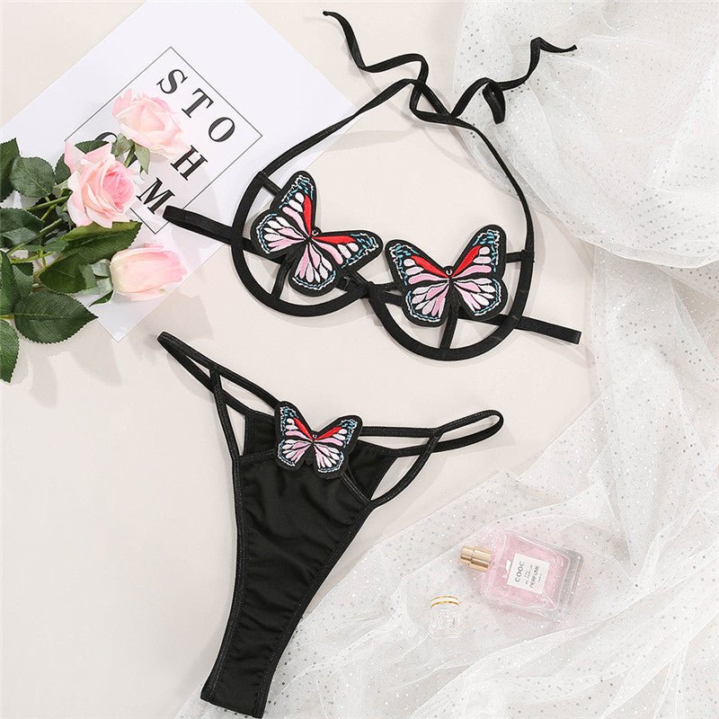 Sarah Two Piece Butterfly Lingerie - Sinderella