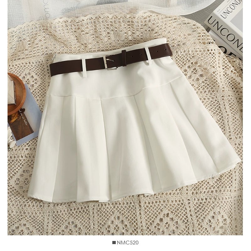 Shiloh Short Pleated Skirt - Sinderella