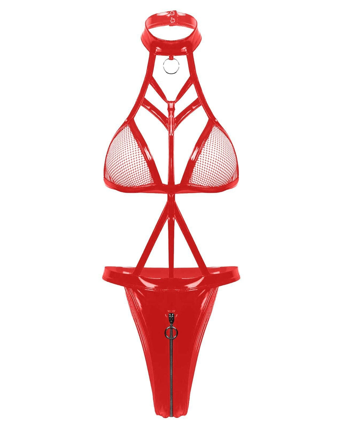 Zhuri PU Babydoll Lingerie - Sinderella