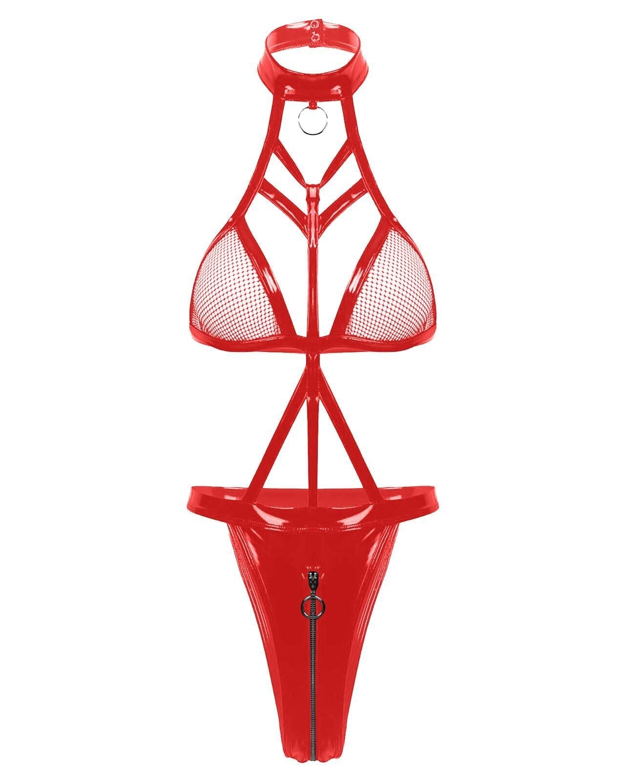 Zhuri PU Babydoll Lingerie - Sinderella