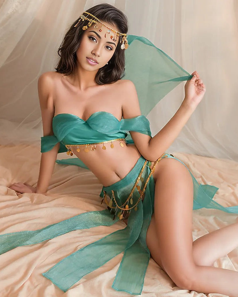 Zuri Arabian Princess Roleplay Lingerie Set - Sinderella