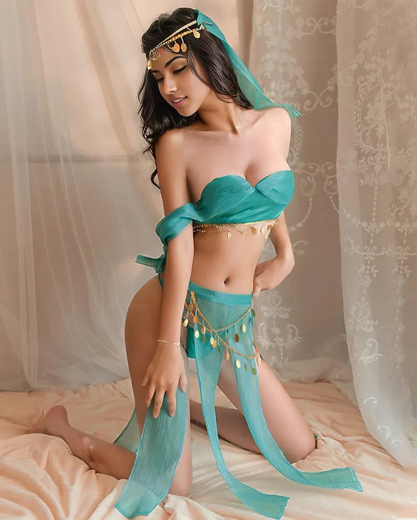 Zuri Arabian Princess Roleplay Lingerie Set - Sinderella